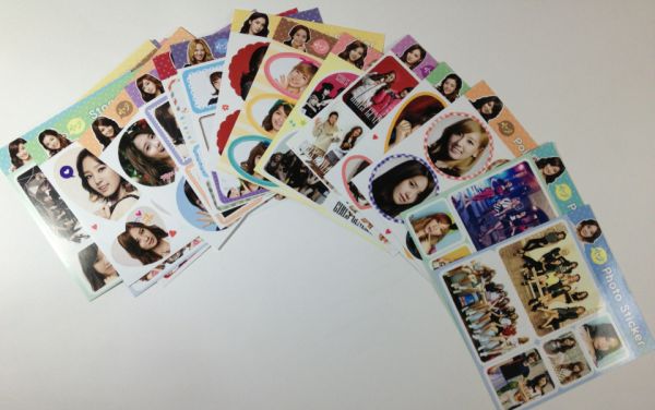 Adesivos SNSD R$ 5 a folha