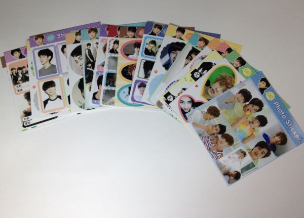 Adesivos EXO-K R$ 5 a folha